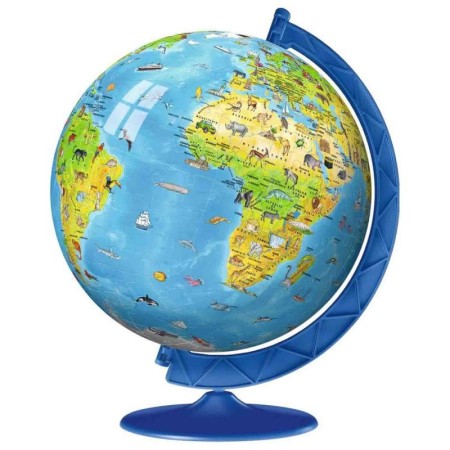 Puzzle 3D copii globul lumii 180 piese